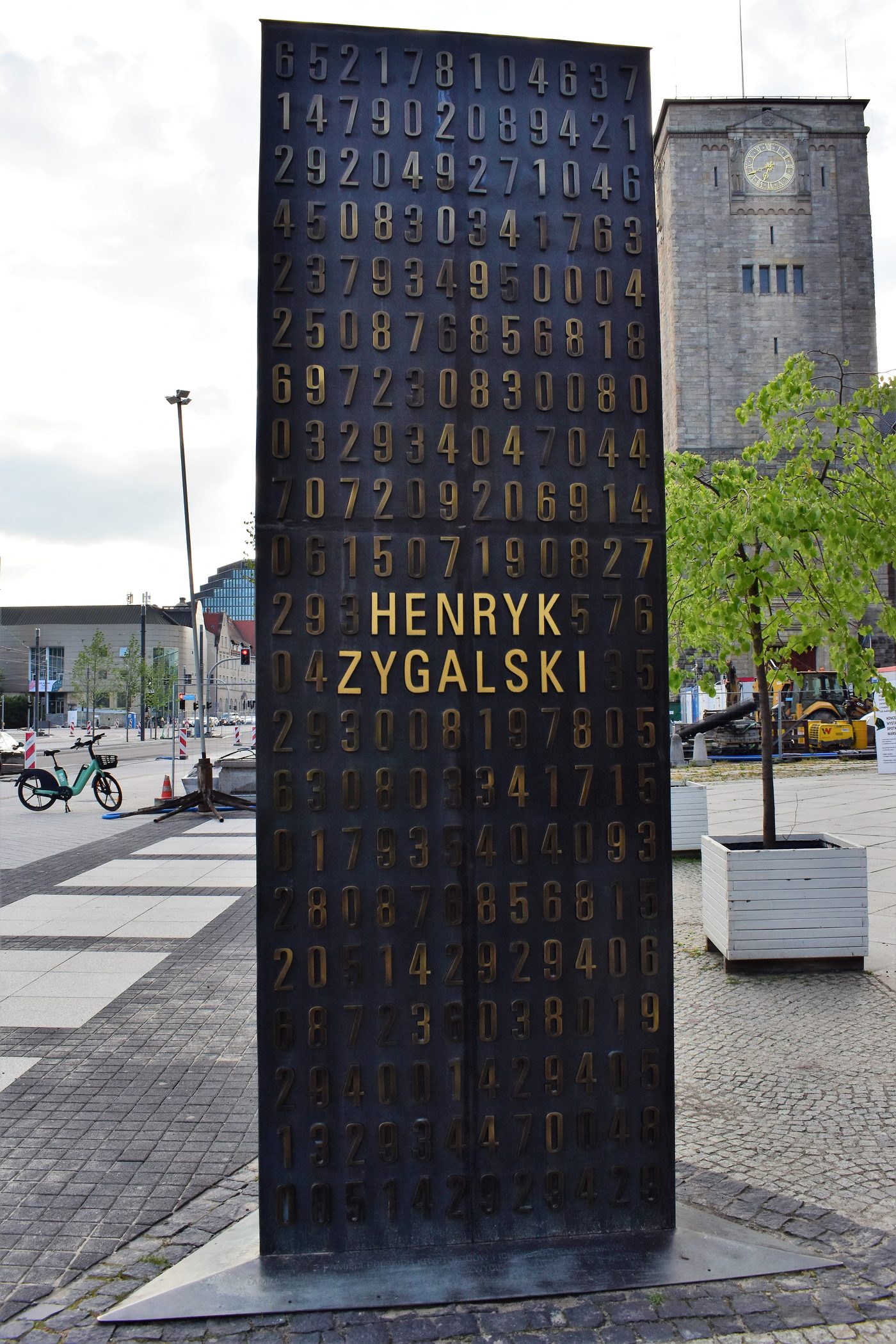Figure 6 — Monument to the three Polish cryptologists Rejewski, Różycki, and Zygalski, whose work the world did not learn of until decades after the war. File:2023-06-15 Cryptologist Monument Zygal…